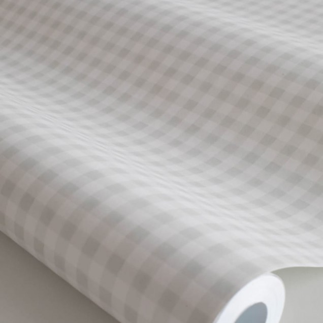 Tapet cu un design subtil în carouri fine, perfect pentru o atmosferă calmă și relaxantă.