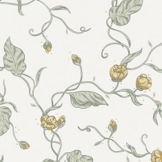 Tapet lavabil Elmire, Spring Green, Sandberg, 5.3mp / rola