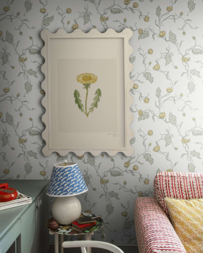 Tapet cu flori Elmire, Spring Green