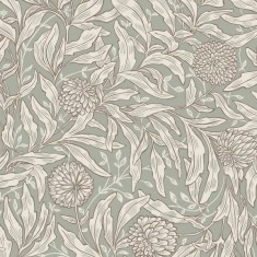 Tapet lavabil Olof, Sage Green, Sandberg, 5.3mp / rola