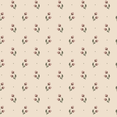 Tapet floral elegant cu tonuri burgund