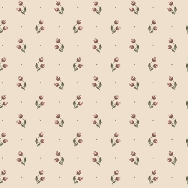 Tapet floral elegant cu tonuri burgund