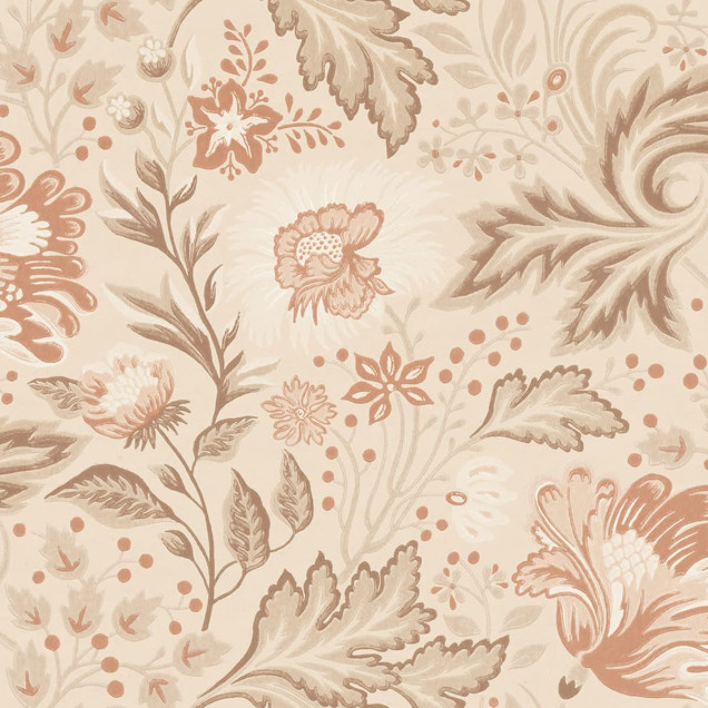 Ava Mural, Hazel, cu design floral discret, modern, lavabil