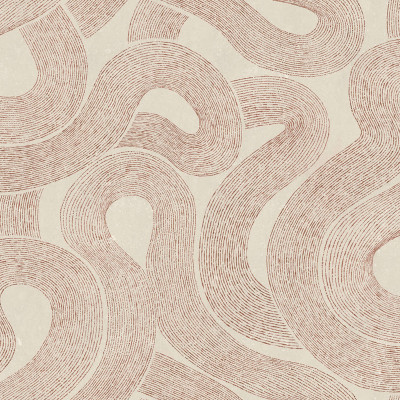 Tapet decorativ cu model abstract terracotta