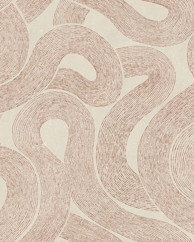Tapet decorativ cu model abstract terracotta