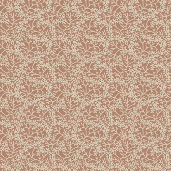 Tapet cu model floral în nuanțe de corai și teracotă