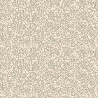 Tapet floral delicat în nuanțe de verde și corai, ideal pentru un decor interior rafinat