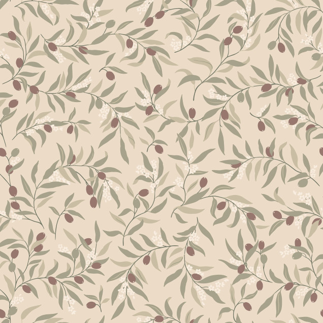 Tapet cu model floral bordo într-o cameră de zi elegantă