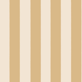 Tapet cu dungi verticale aurii și crem