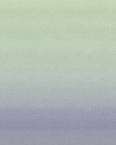 Tapet cu gradient de culoare verde-mov aplicat pe perete