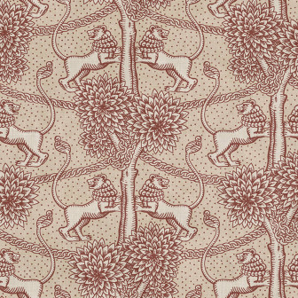 Tapet burgundy cu model subtil în interiorul unei bucătării.