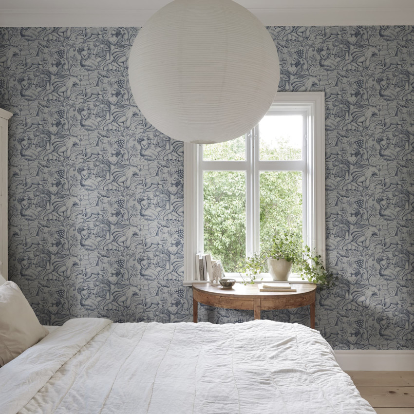 Tapet cu design clasic într-un interior elegant