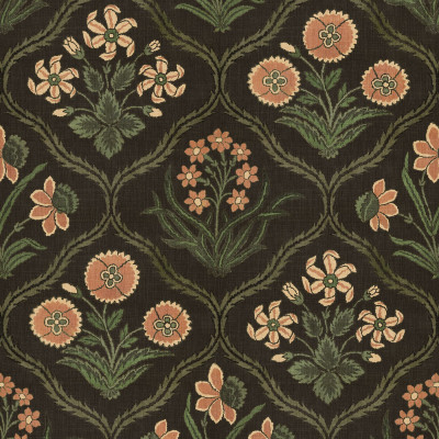 Tapet floral elegant într-un dormitor primitor