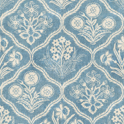 Tapet floral albastru cu design elegant