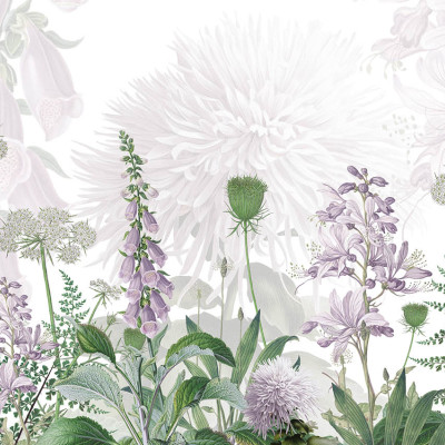 Tapet personalizat cu flori Foxglove Flowers
