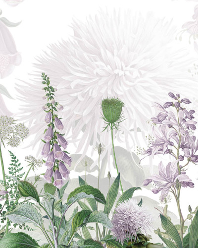 Tapet personalizat cu flori Foxglove Flowers