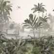 Leopard Landscape - Green, Sir Edward