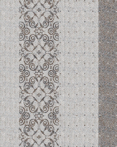 Tapetă cu aspect de mozaic, cu modele geometrice complexe