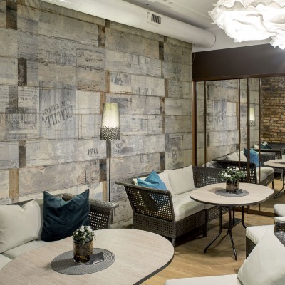 Tapet cu design minimalist Way Up