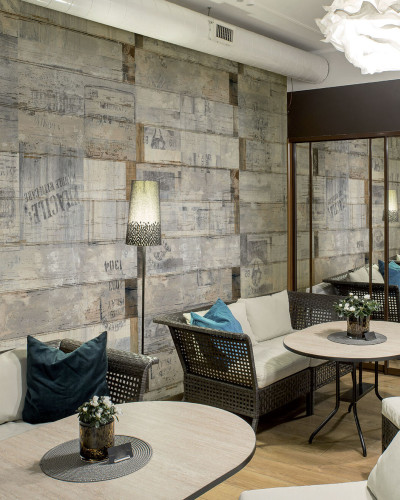 Tapet cu design minimalist Way Up