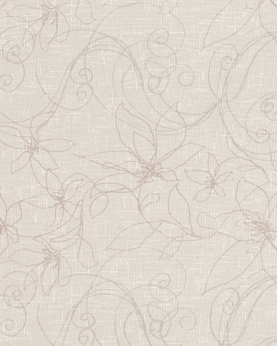 Tapet cu model floral discret pe fond texturat