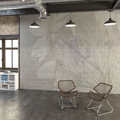 Tapet Fanciulla, Grey - design modern cu efect de textură