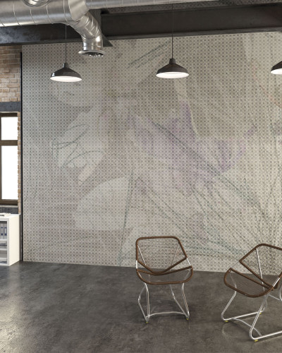 Tapet Fanciulla, Grey - design modern cu efect de textură