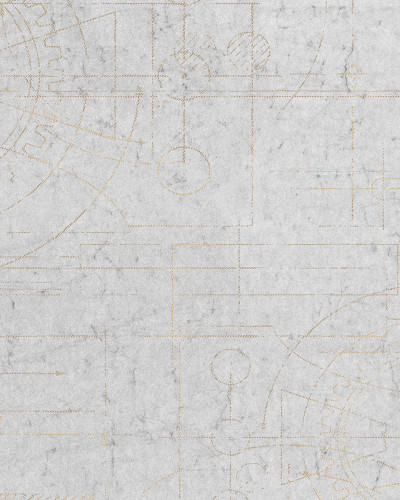Meccano Gri wallpaper cu design industrial