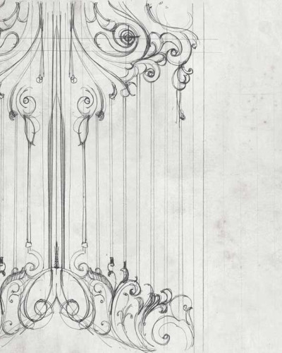 Tapet Corinto, Ivory Deco, cu un design modern, elegant, în tonuri de gri, pentru a crea o atmosferă relaxantă și primitoare.