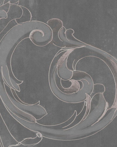 Tapet cu design abstract în nuanțe de gri antracit