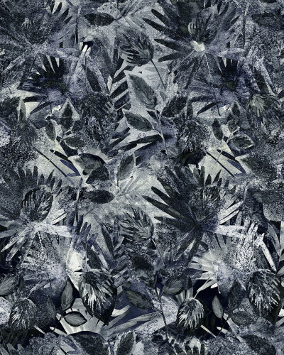 Indian Soul Blue - tapet abstract cu nuanțe de albastru