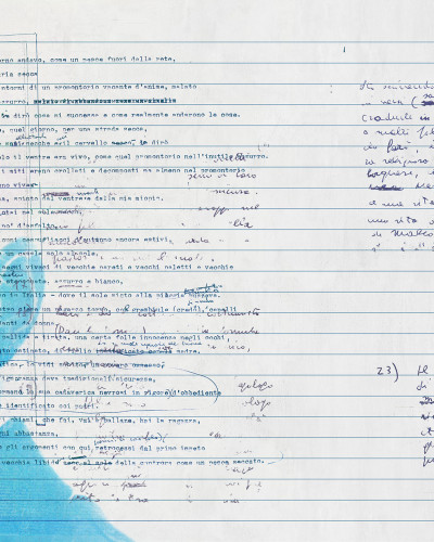 Tapet Ghostwriter, Blue