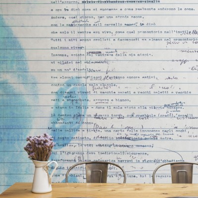 Tapet Ghostwriter, Blue