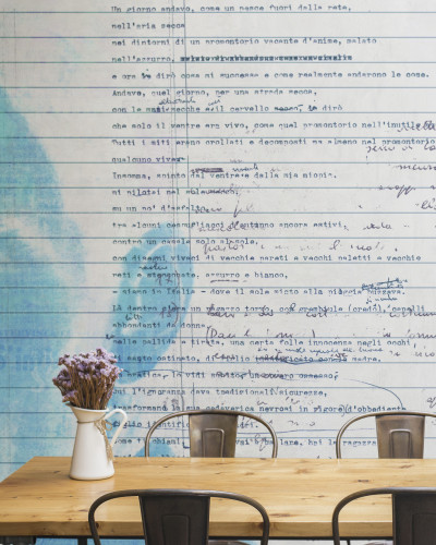 Tapet Ghostwriter, Blue