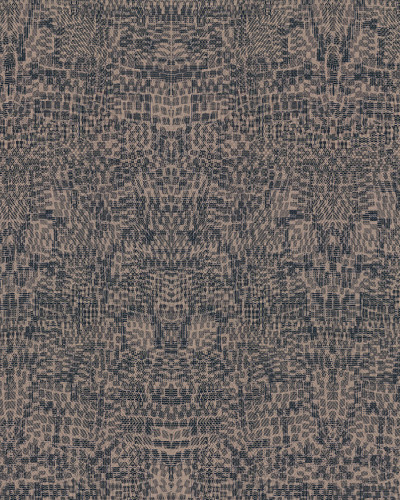 Tapet geometric in nuante de negru si maro