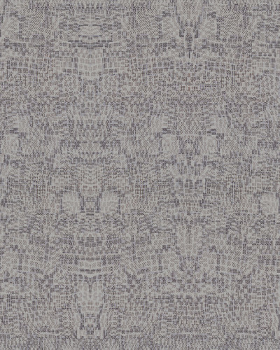 Tapet Kaleido Black & Grey, cu design geometric complex, in nuante de negru si gri.
