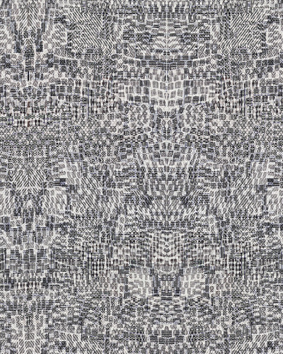 Wallpaper geometric abstract in negru si alb