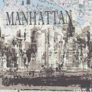 Fototapet Manhattan, Tortora, personalizat, Tecnografica