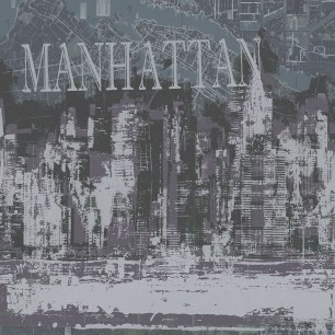 Fototapet Manhattan, Negative, personalizat, Tecnografica
