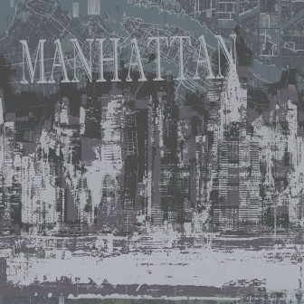 Fototapet Manhattan, Negative, Tecnografica