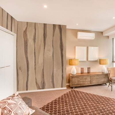 Fototapet cu textura de lemn, ideal pentru un living elegant