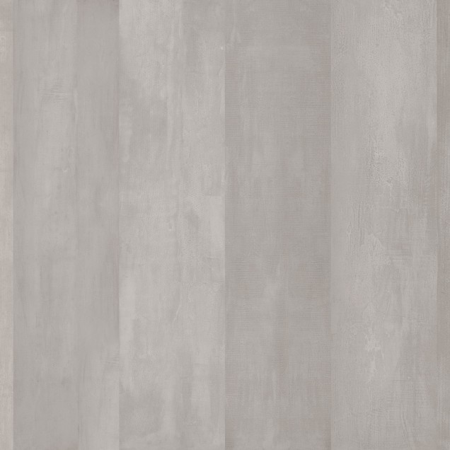 Wallpaper Oslo Mud cu o frunza verde pe un fundal gri
