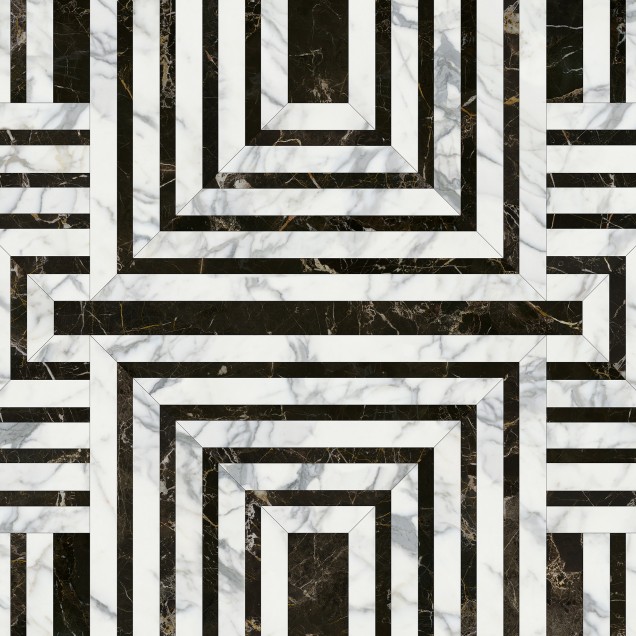 Wallpaper cu design geometric Marmara