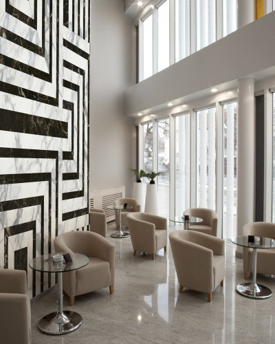 Wallpaper cu design geometric Marmara