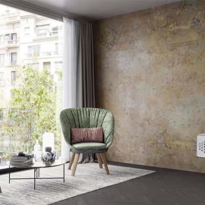 Tapet cu design original, in nuante calde