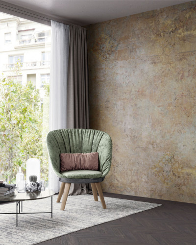 Tapet cu design original, in nuante calde