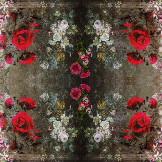Wallpaper cu design floral 