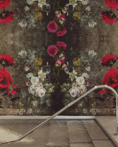 Wallpaper cu design floral 