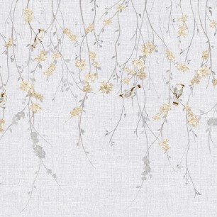 Fototapet Waxwing, White, personalizat, Tecnografica