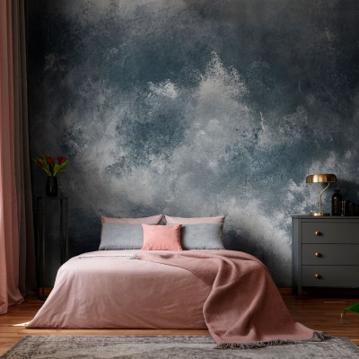 Tapet Mistral, Ocean Blue, cu un design modern și elegant, ideal pentru dormitoare și livinguri.